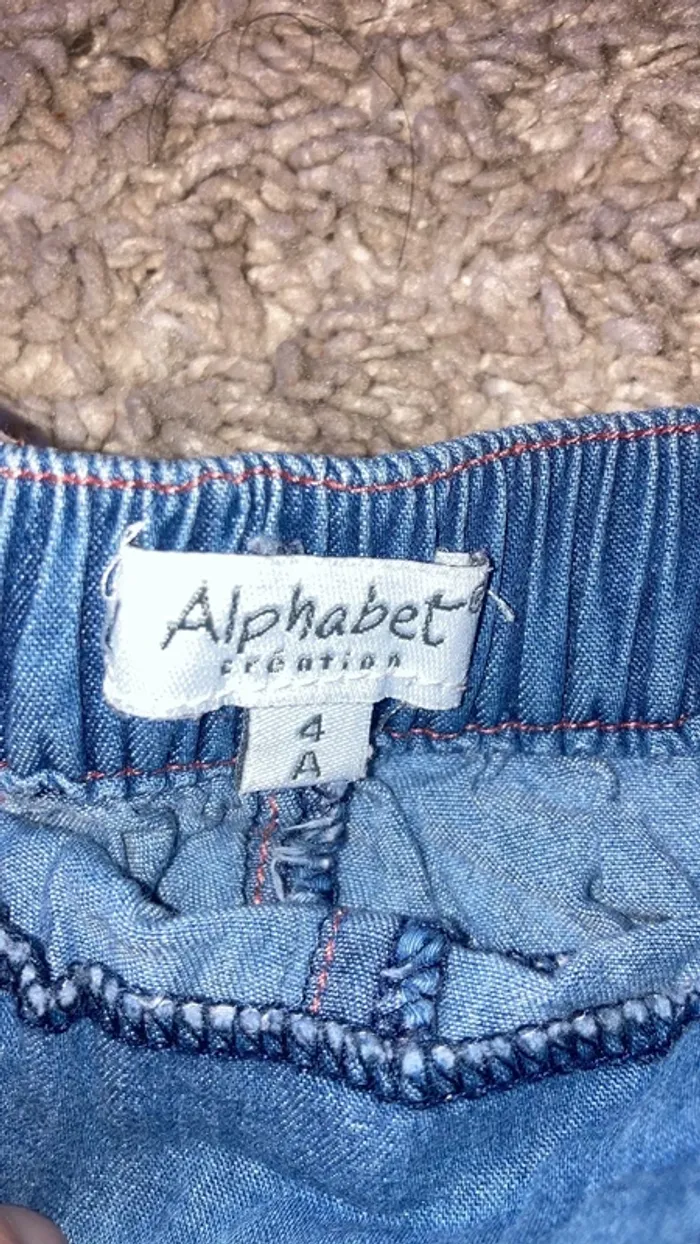 Short en jean 4 ans - photo numéro 2