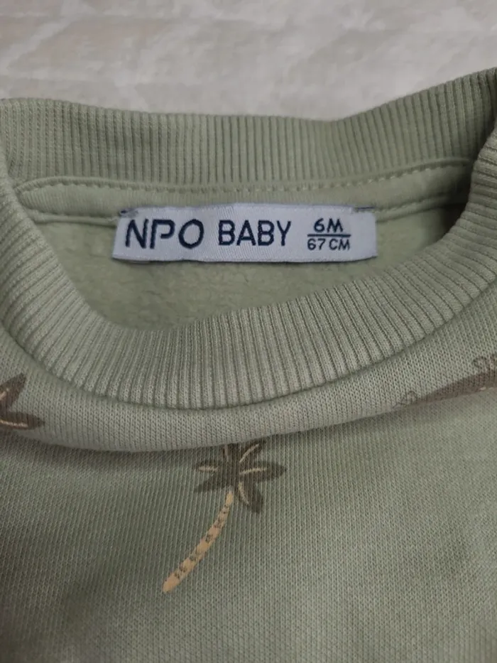 👶Sweat NPO Baby taille 6mois-67cm👶 - photo numéro 3