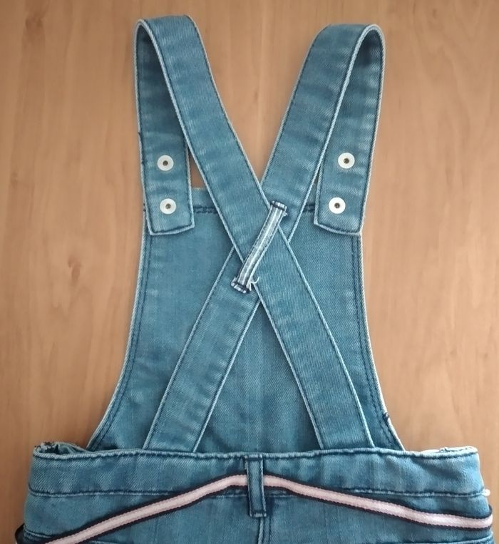 Salopette short en jeans 3 ans fille Tex baby - photo numéro 6
