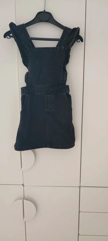 Robe en jean à volants