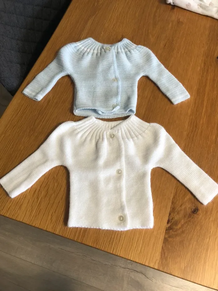 Gilet maternité naissance lot de 2