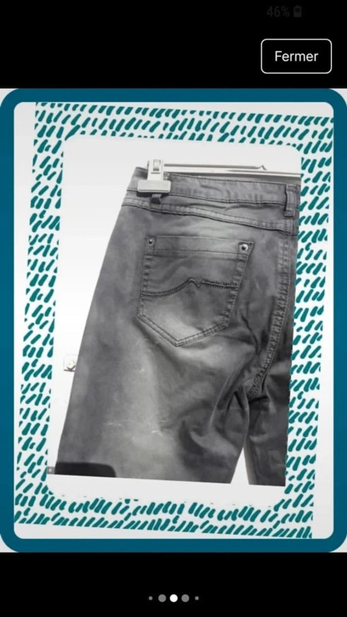 Pantalon skinny femme dégradé de vert Taille 40 - By Joos - photo numéro 8