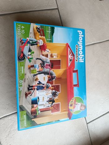 Playmobil country neuf écurie transportable avec chevaux 31793 Neuf avec étiquette