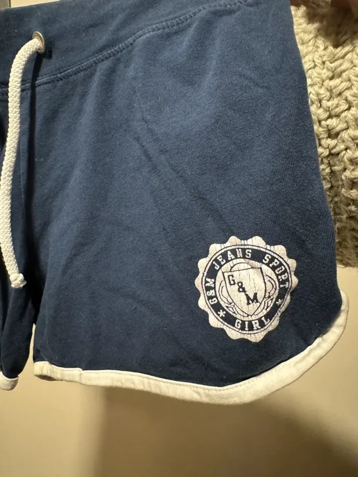 Short bleu marine G&M enfant M 137-147cm - photo numéro 3