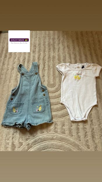 Ensemble Sergent major taille 6 mois