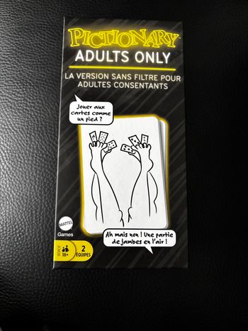 Pictionary Adults Only – Jeu de société adulte 18+ – Neuf sous blister