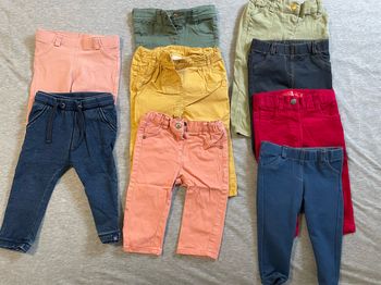 Lot pantalons fille 6 mois