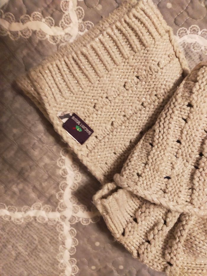 Ensemble bonnet écharpe sergent major pour fille - photo numéro 3