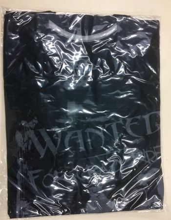 T-shirt motard wanted noir XL