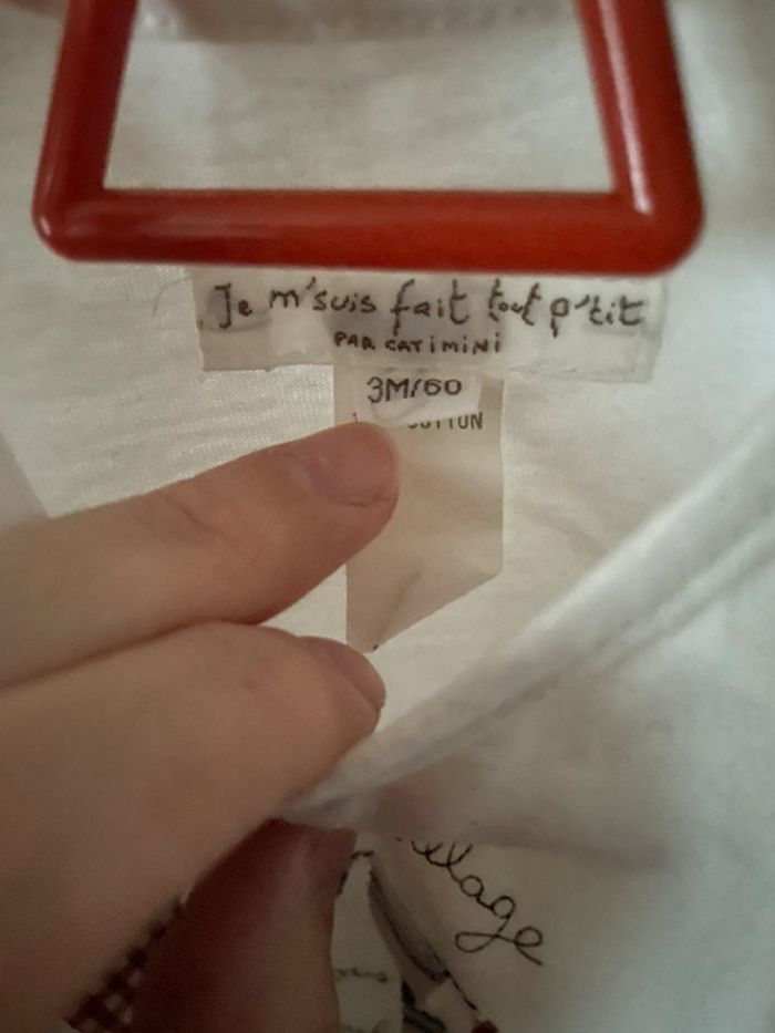 Ensemble pour bébé Catimini taille 1-3 mois très bon état - photo numéro 6