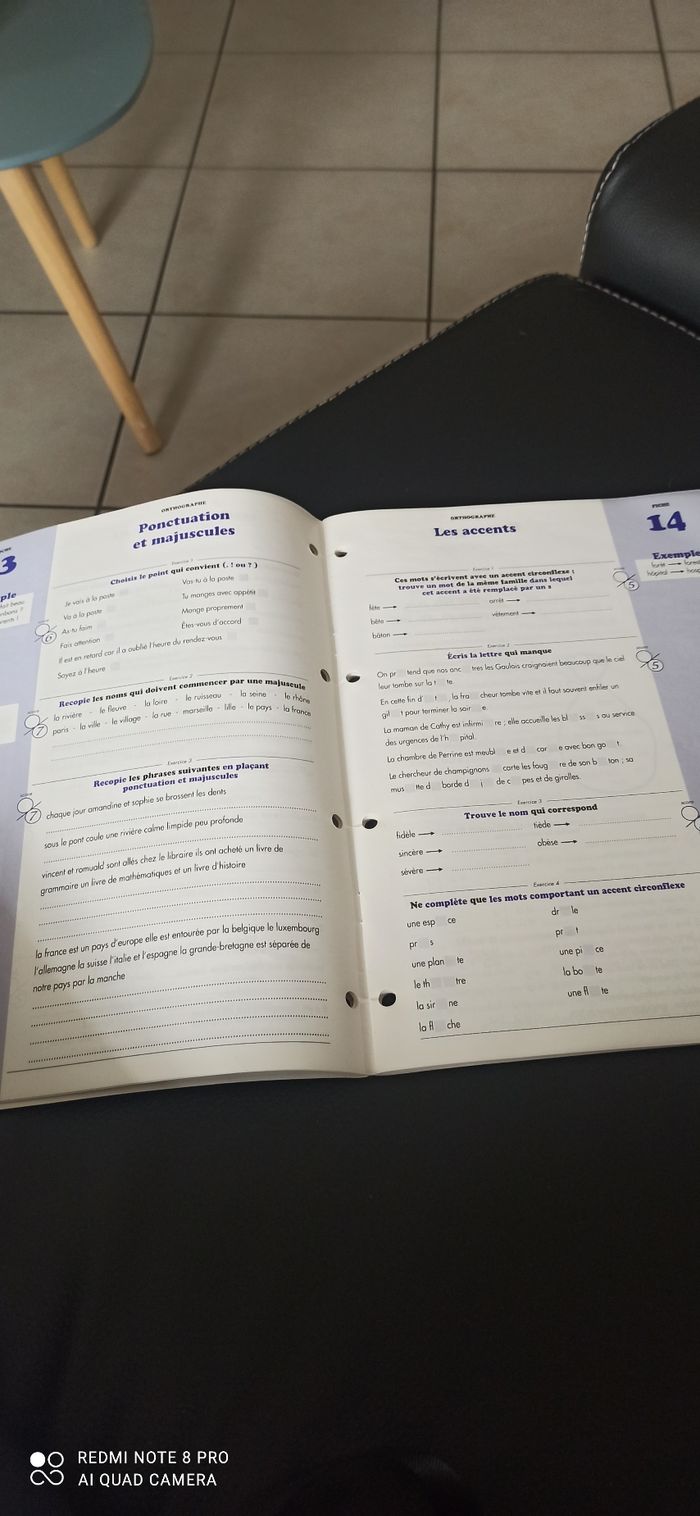 Livre les cahiers malins français cm1 - photo numéro 2