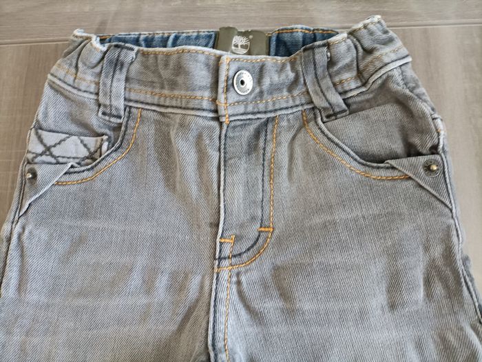 Jeans regular gris Timberland 2 ans - photo numéro 2