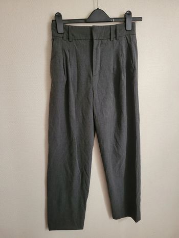 Pantalon gris foncé zara