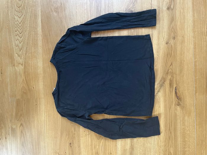 Tee-shirt noir/doré Fille 12 ans - photo numéro 3