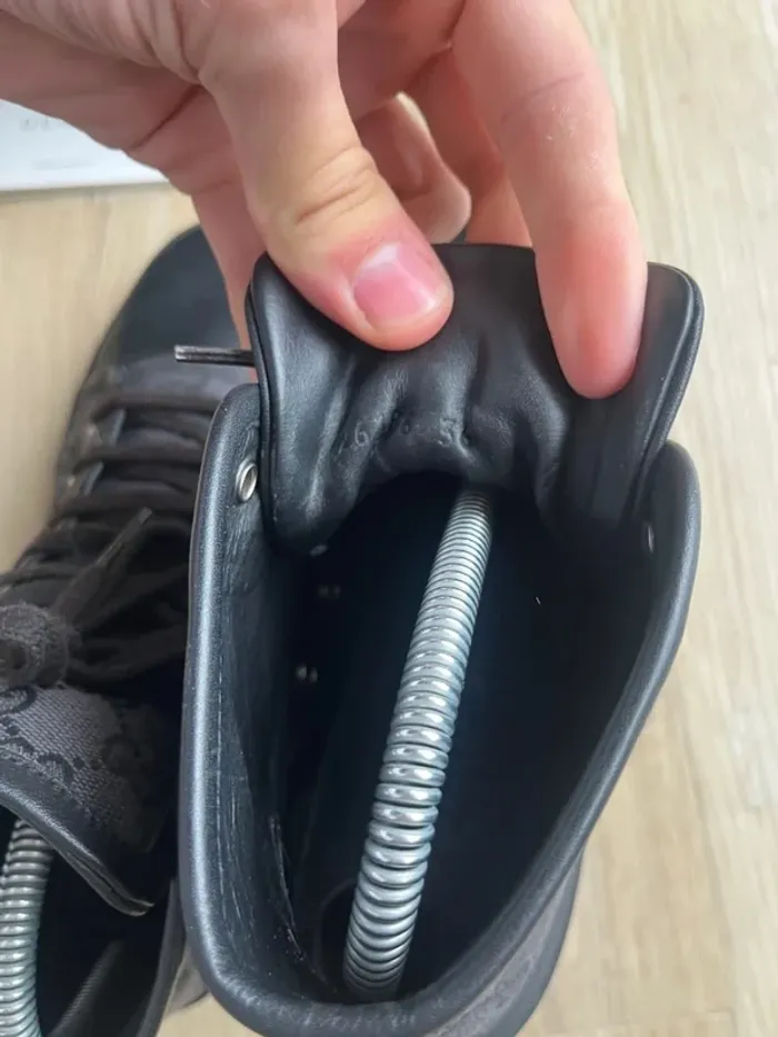 Sneakers Gucci Montante Monogramme Noir 36 - photo numéro 5