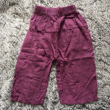Pantalon style lin - 18 mois