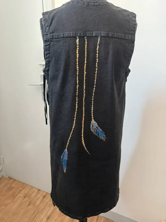 Robe noire sans manches – Créateur Gaggioli Joanne – Taille S – Neuve avec étiquette - photo numéro 3