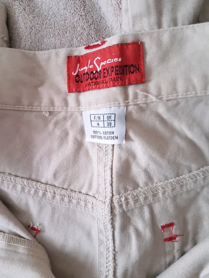 Short homme beige Outlook Expédition T 4 (44) Neuf - photo numéro 3