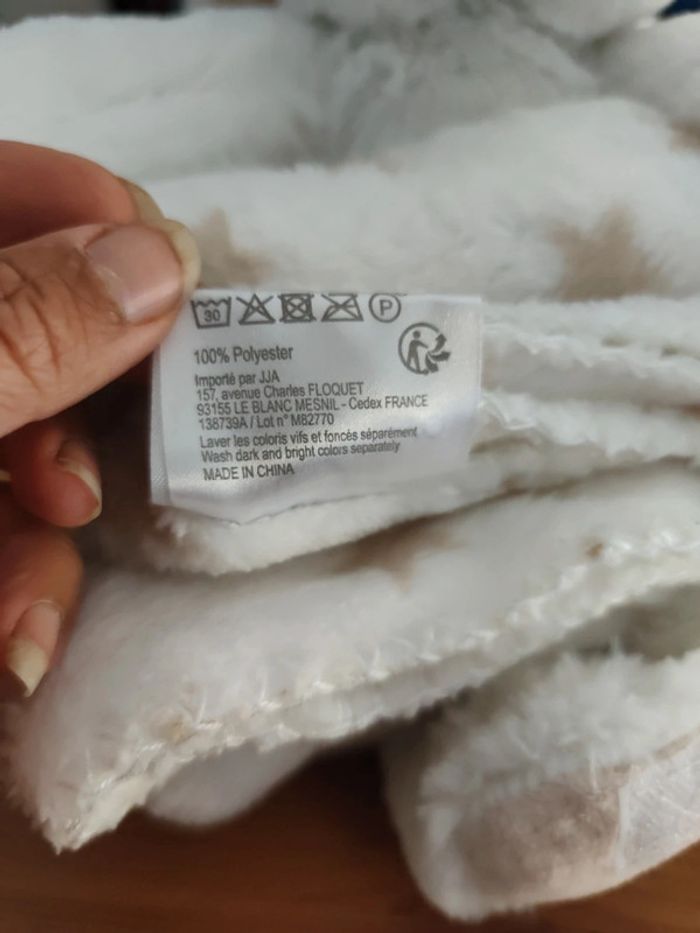 Doudou Lapin et plaid - photo numéro 5
