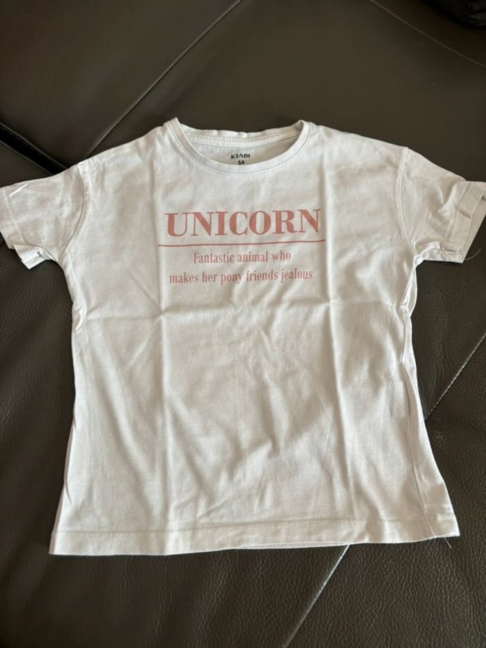 T-shirt licorne 5 ans Kiabi