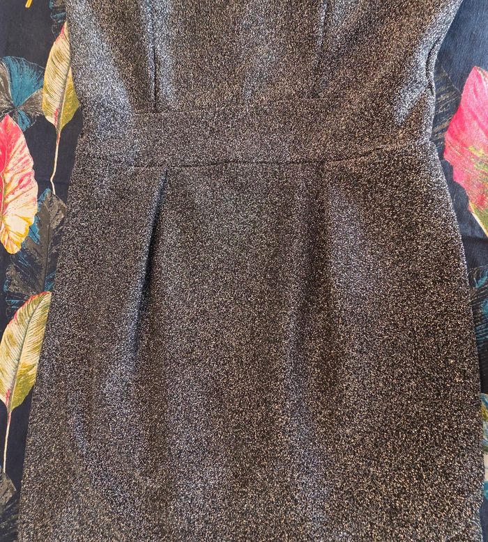 Robe pailletée argenté S - photo numéro 4
