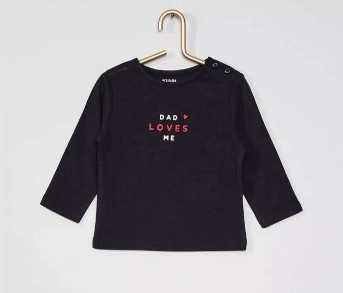 T shirt dad loves me neuf