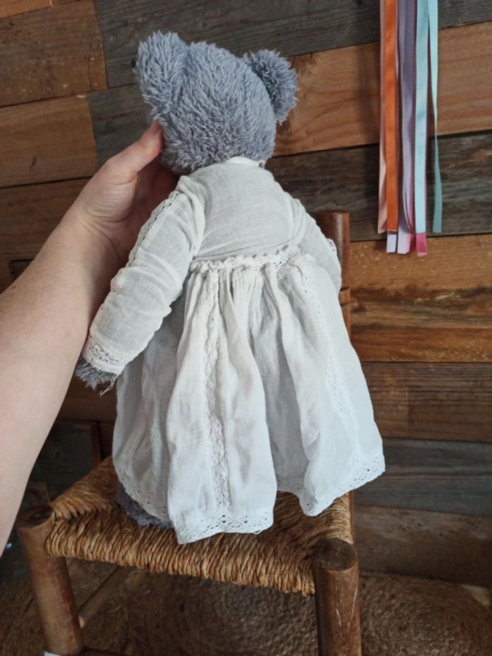 Peluche ours mauve J Line tbe - photo numéro 5