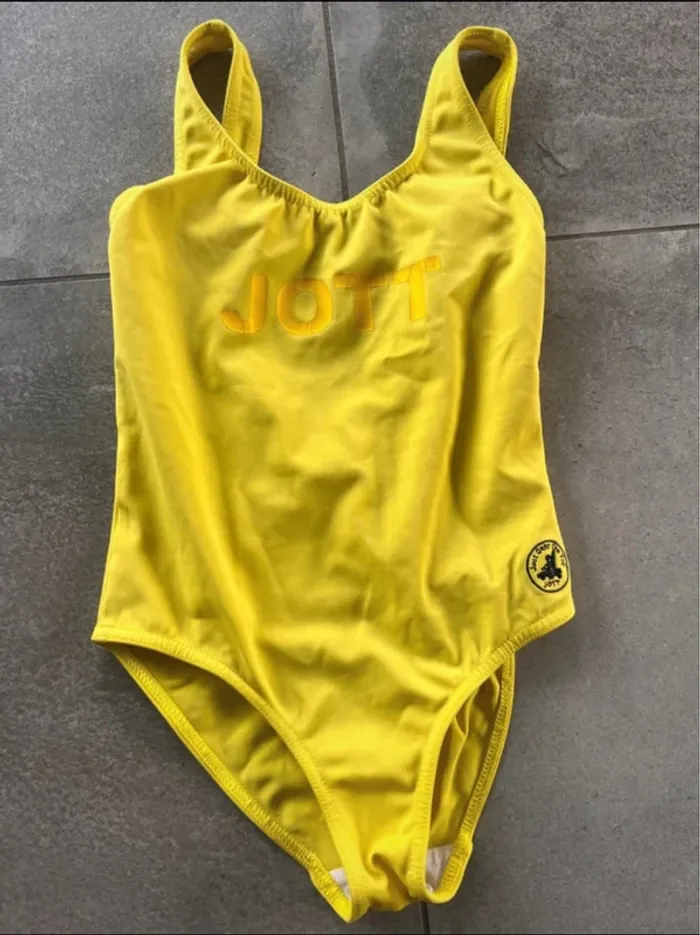 Maillot de bain une pièce jaune 6 / 8 ans Jott bon état