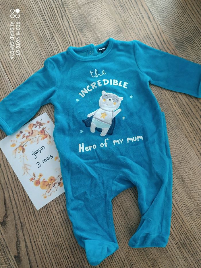 Pyjama polaire bebe 3 mois