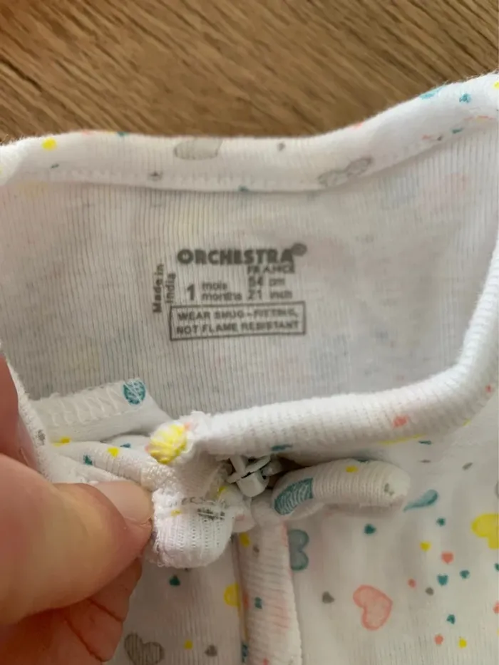 Grenouillère petits cœurs - photo numéro 2