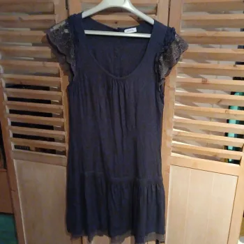 Robe mi longue taille 38 grise,  pimkie