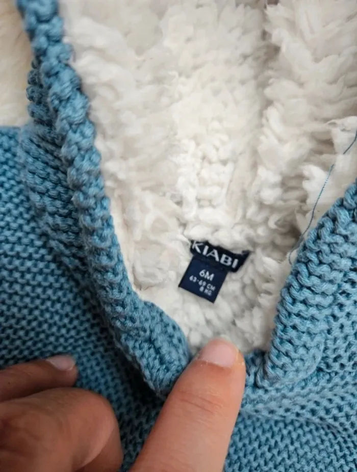 Gilet à capuche kiabi 6M - photo numéro 2