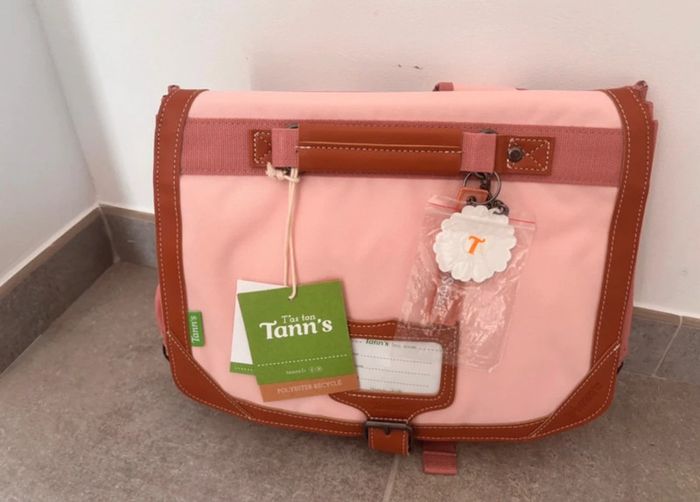 Cartable Tann's modèle Eva rose 35cm neuf