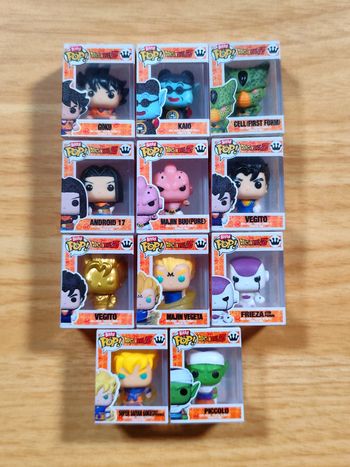 EXCEPTIONNEL LOT 11 Bitty Pop! Dragon Ball Z - Collection Complète & Gold