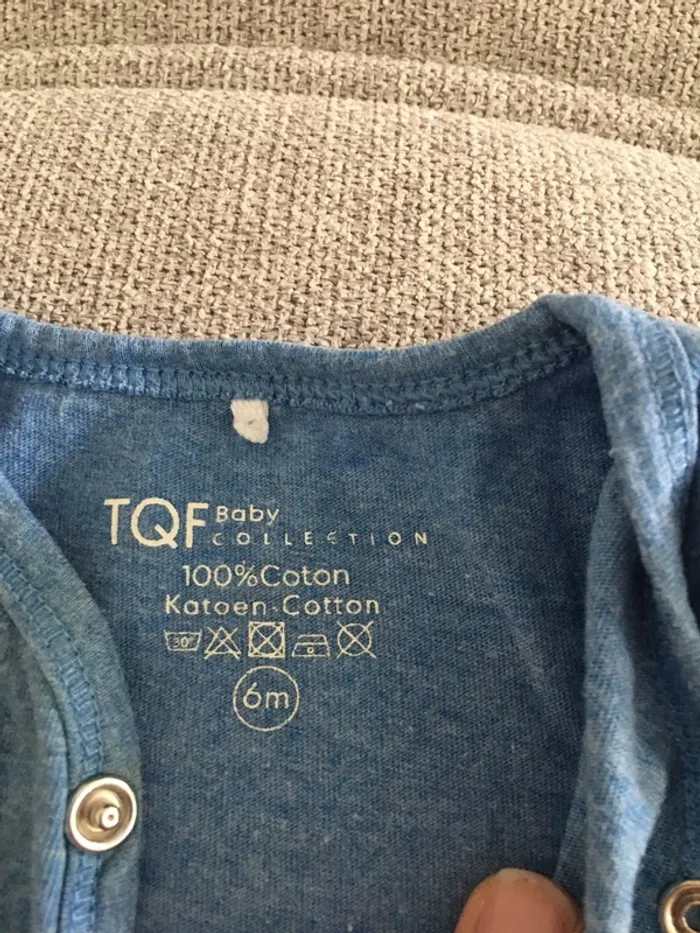 Pyjama été coton léger 6 mois TQF Collection - photo numéro 3
