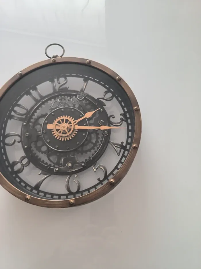 Horloge murale industrielle - photo numéro 3