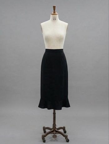 Camaïeu - Jupe mi-longue à volants - Taille 34 - Noir