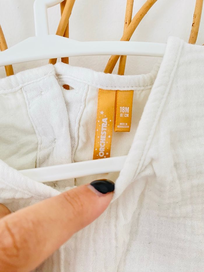 Orchestra tunique gaz de coton 18 mois - photo numéro 4