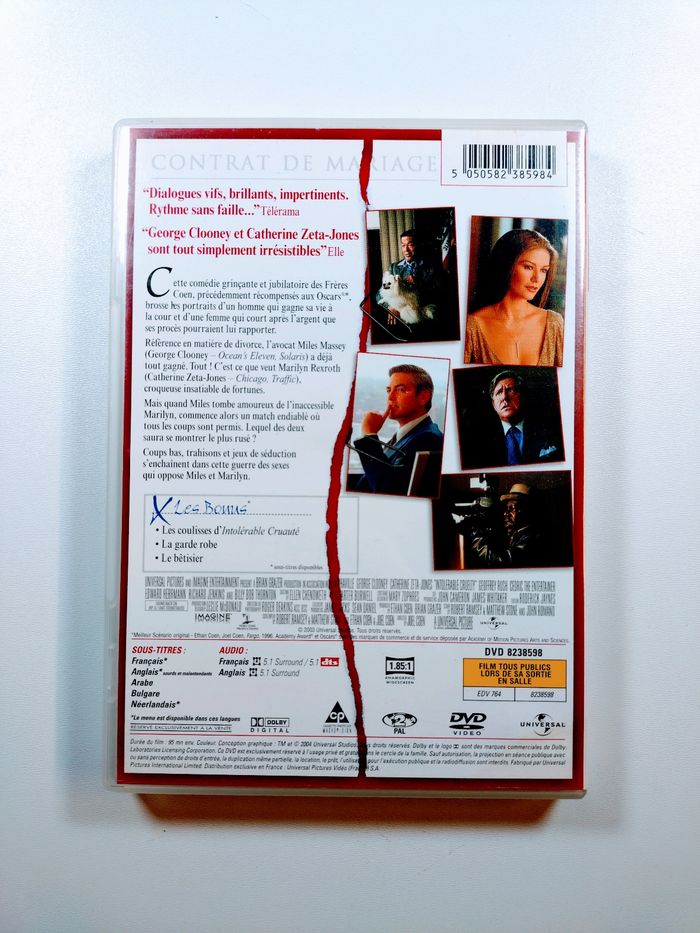 📀 Intolérable Cruauté – Comédie romantique signée les frères Coen 💼❤️ - photo numéro 2