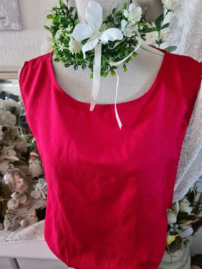 Jolie blouse rouge Mosquitos Taille M