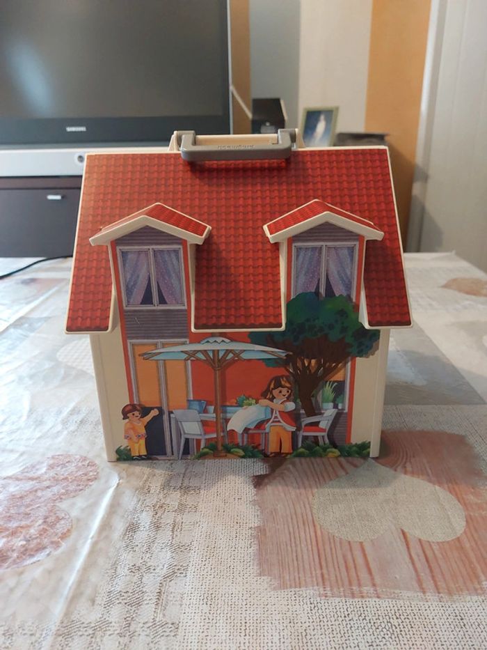 Maison Playmobil transportable