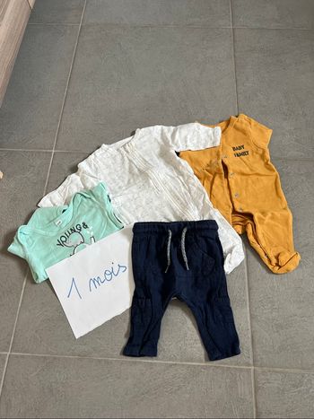 Lot vêtements garçon 1m