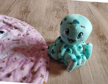 Peluche Poulpe Toverland - 12 cm - neuve