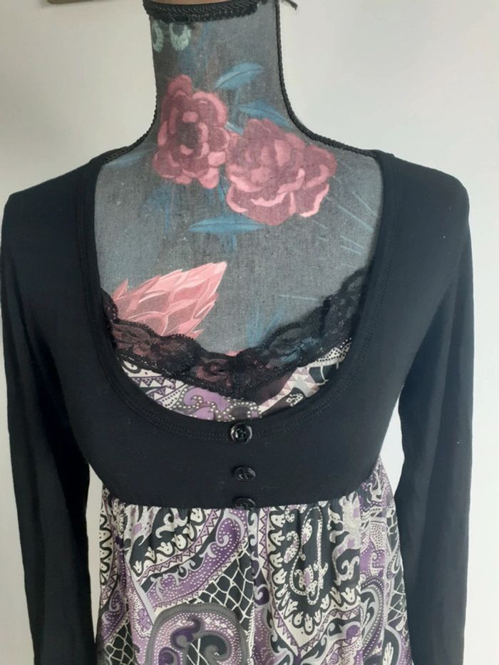 Robe voile imprimée S - photo numéro 2