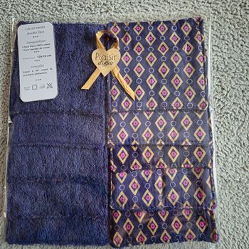 10 lingettes lavables 12x12 cm