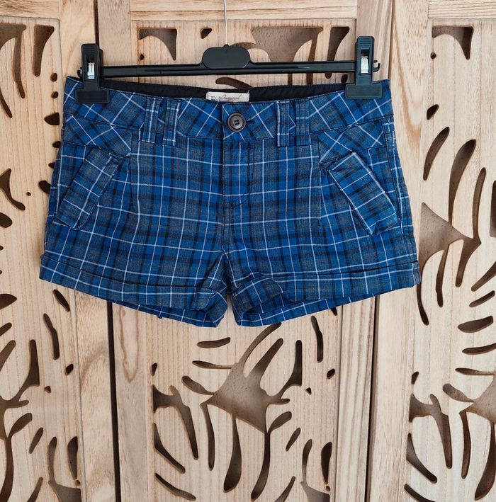Short à carreaux, revers- Taille 34 Bershka