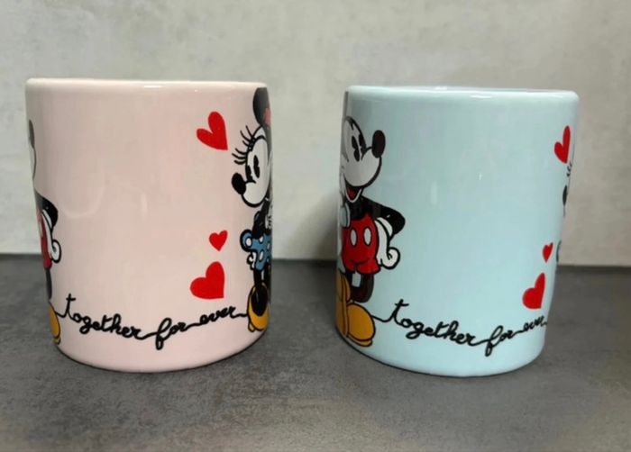 Duo tasses Mickey & Minnie - photo numéro 2