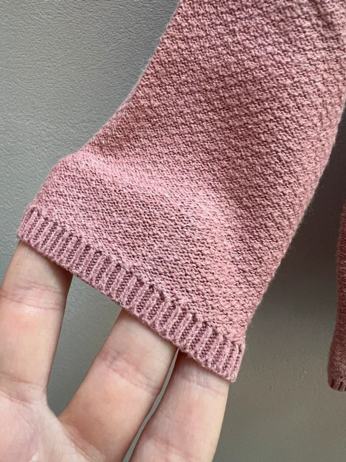 Gilet vieux rose 6 mois Kiabi - photo numéro 5