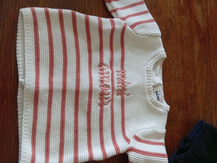 Lot de 3 pull taille 3 mois - photo numéro 2