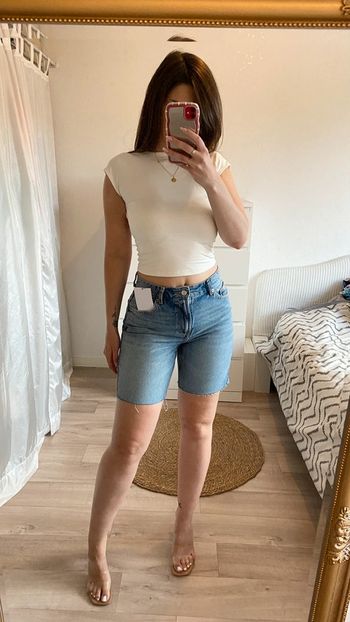 Short long en jeans neuf Y2k